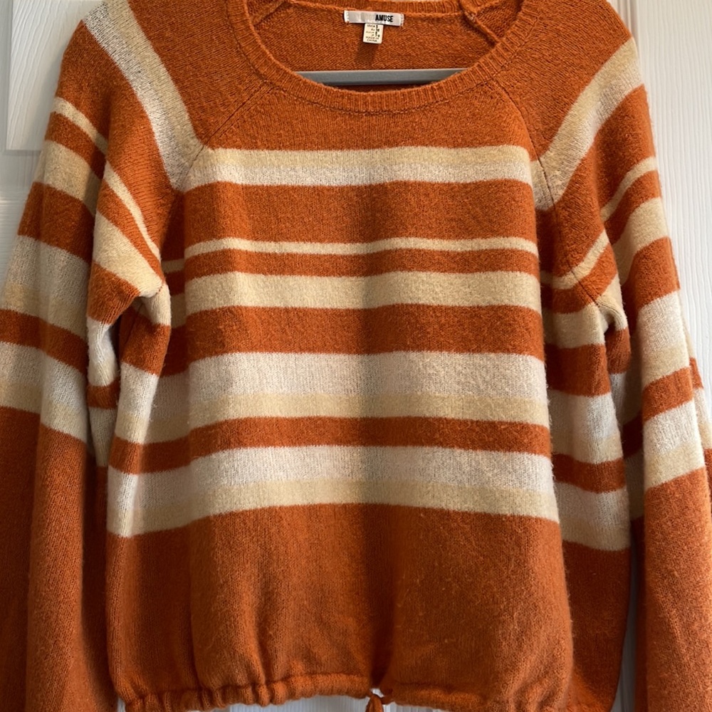 Amuse Society Terra Sweater Cognac